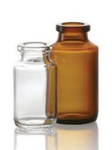10 ml injectieflacon, helder, type 1 geblazen glas